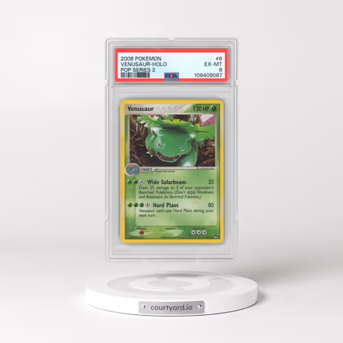 2006 Pokémon Pop Series 2 #6 Venusaur - Holo (PSA 6 EX-MT)