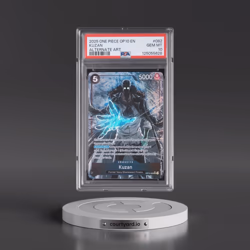 2025 One Piece OP10-Royal Blood #082 Kuzan - Alternate Art (PSA 10 GEM MINT)