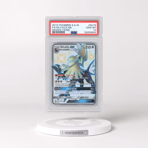 2019 Pokémon Sun & Moon Hidden Fates #SV79 Silvally GX - Holo Full Art (PSA 10 GEM MINT)