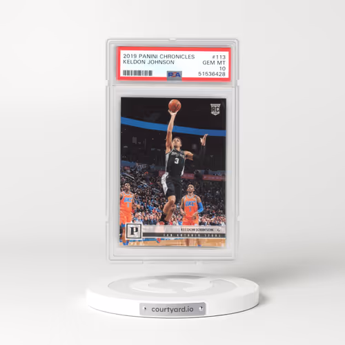 2019 Panini Chronicles #113 Keldon Johnson (PSA 10 GEM MINT)