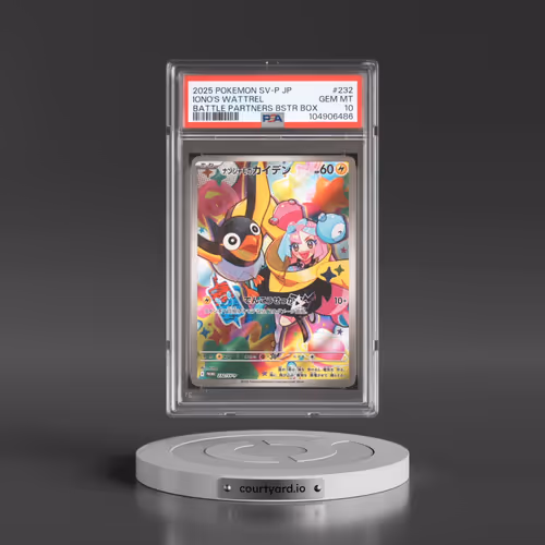 2025 Pokémon SV-P Promo #232 Iono's Wattrel - Battle Partners Booster Box (PSA 10 GEM MINT)