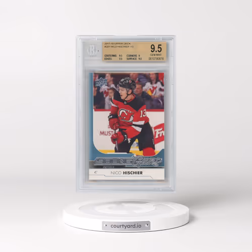 2017 Upper Deck #201 Nico Hischier (BGS 9.5 GEM MINT)