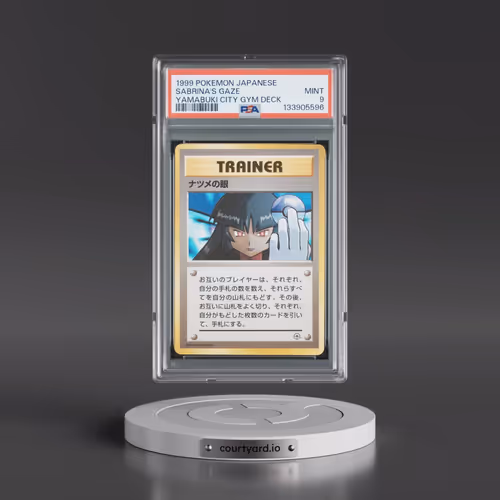 1999 Pokémon Yamabuki City Gym Deck Sabrina's Gaze (PSA 9 MINT)