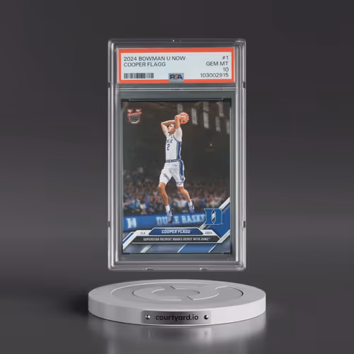 2024 Bowman U Now #1 Cooper Flagg (PSA 10 GEM MINT)