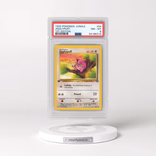 1999 Pokémon Jungle #54 Jigglypuff - 1st Edition (PSA 8 NM-MT)