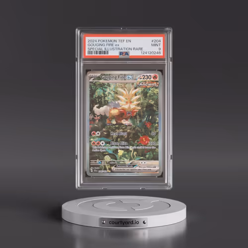 2024 Pokémon Tef EN-Temporal Forces #204 Gouging Fire EX - Holo Special Illustration Rare (PSA 9 MIN