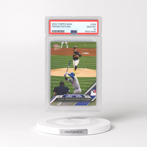 2024 Topps Now #264 Paul Skenes/Shohei Ohtani (PSA 10 GEM MINT)