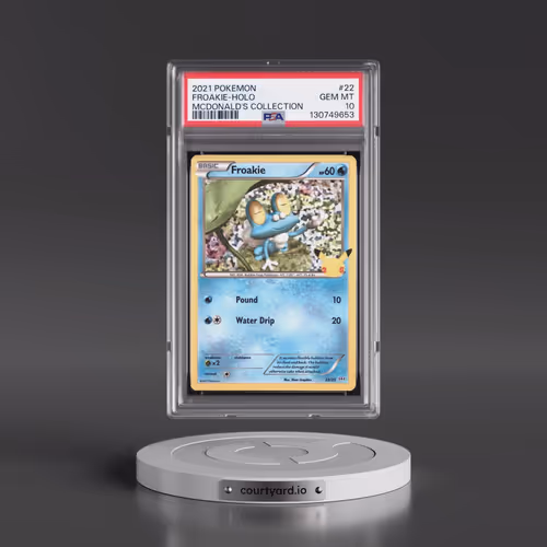 2021 Pokémon Mcdonald's Collection #22 Froakie - Holo (PSA 10 GEM MINT)