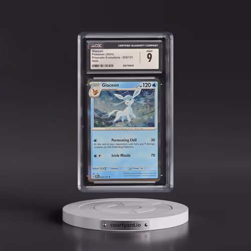 2025 Prismatic Evolutions - PRE EN #025/131 Glaceon - Holo (CGC 9 MINT)