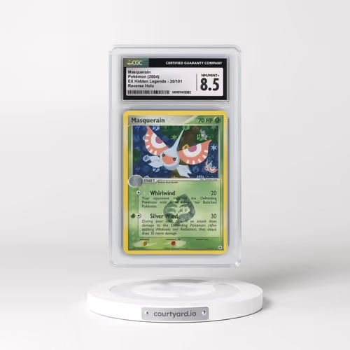 2004 EX Hidden Legends #20/101 Masquerain - Reverse Holo (CGC 8.5 NM-MT+)