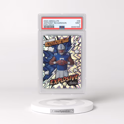 2023 Panini Absolute Explosive #38 Anthony Richardson (PSA 9 MINT)