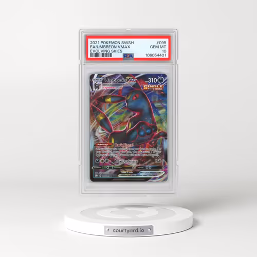 2021 Pokémon Sword & Shield Evolving Skies #095 Umbreon Vmax - Full Art (PSA 10 GEM MINT)