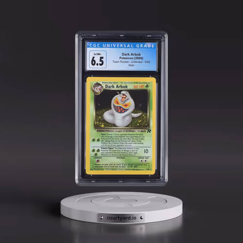 1999 Team Rocket #2/82 Dark Arbok - Holo (CGC 6.5 EX-NM+)