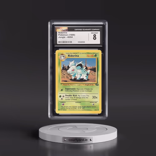 1999 Jungle #40/64 Nidorina (CGC 8 NM-MT)