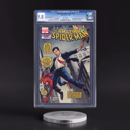 Amazing Spider-Man #573 CGC 9.8 White Pages (Marvel Comics, 12/08) - Universal Colbert Variant Editi