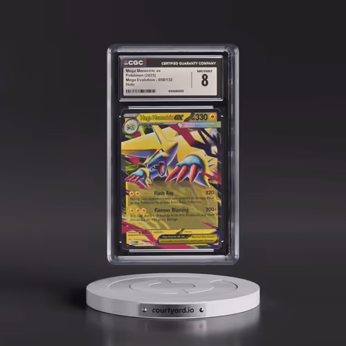 2025 Mega Evolution - MEG EN #050/132 Mega Manectric ex - Holo (CGC 8 NM-MT)