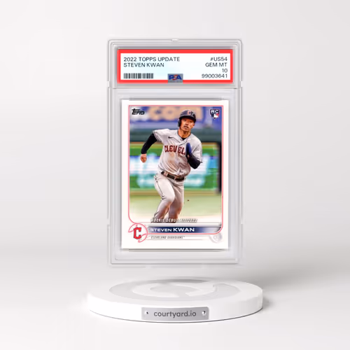 2022 Topps Update #US54 Steven Kwan (PSA 10 GEM MINT)