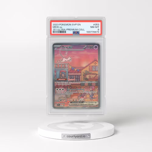 2023 Pokémon Svp EN-SV Black Star Promo #053 Mew EX - Holo 151 Ultra-Premium Collection (PSA 8 NM-MT)