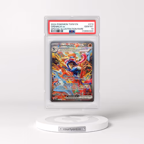 2024 Pokémon Twm EN-Twilight Masquerade #214 Greninja EX - Holo Special Illustration Rare (PSA 10 GE