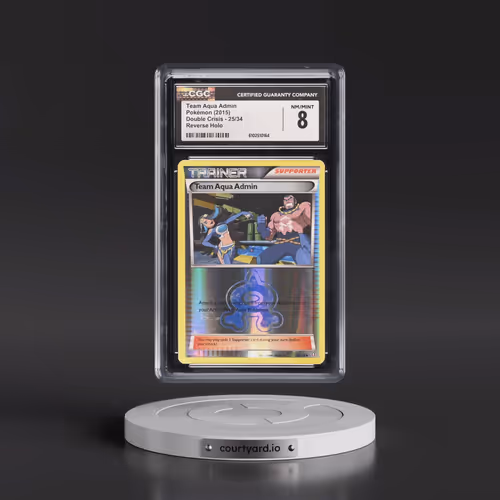 2015 Double Crisis #25/34 Team Aqua Admin Reverse Holo