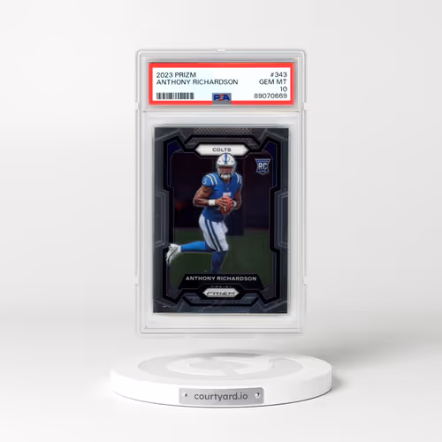 2023 Panini Prizm #343 Anthony Richardson (PSA 10 GEM MINT)