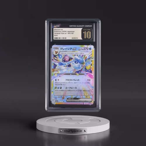 2024 Pokémon Sv8a-Terastal Fest EX #041 Glaceon EX - Holo (CGC 10 PRISTINE)