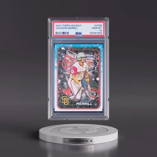 2024 Topps Holiday #H160 Jackson Merrill (PSA 10 GEM MINT)