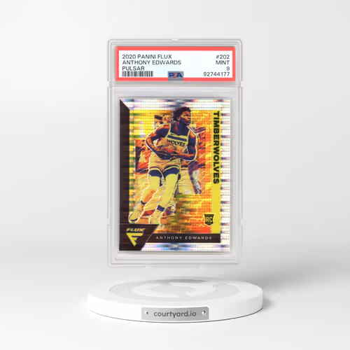 2020 Panini Flux #202 Anthony Edwards - Pulsar (PSA 9 MINT)
