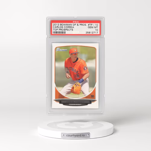 2013 Bowman Draft Picks & Prospects Top Prospects #TP-10 Carlos Correa (PSA 10 GEM MINT)