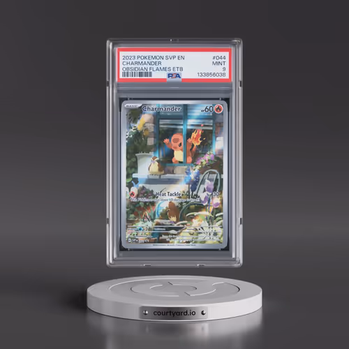 2023 Pokémon Svp EN-SV Black Star Promo #044 Charmander - Obsidian Flames Elite Trainer Box (PSA 9 M