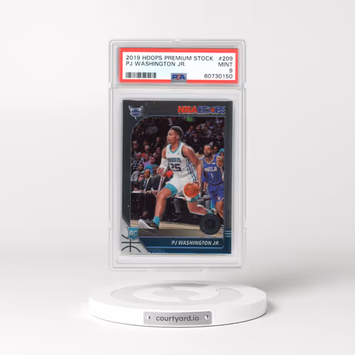 2019 Panini Hoops Premium Stock #209 PJ Washington Jr. (PSA 9 MINT)