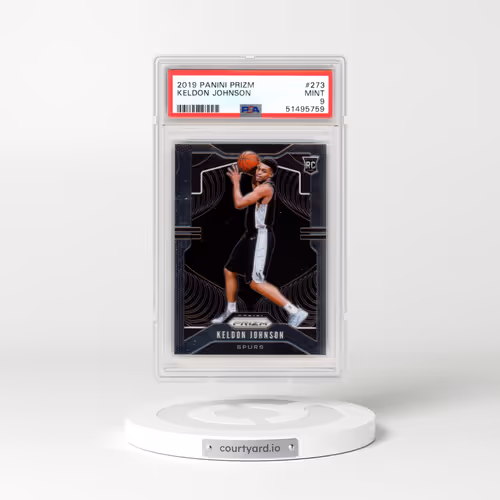 2019 Panini Prizm #273 Keldon Johnson (PSA 9 MINT)