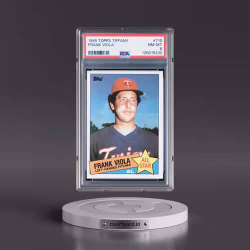 1985 Topps Tiffany #710 Frank Viola (PSA 8 NM-MT)