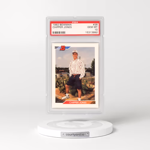 1992 Bowman #28 Chipper Jones (PSA 10 GEM MINT)