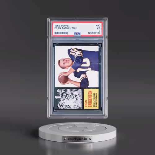 1962 Topps #90 Fran Tarkenton (PSA 3 VG)