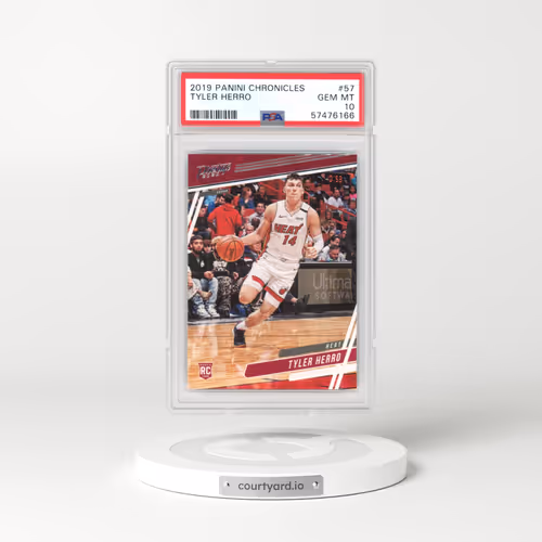 2019 Panini Chronicles #57 Tyler Herro (PSA 10 GEM MINT)