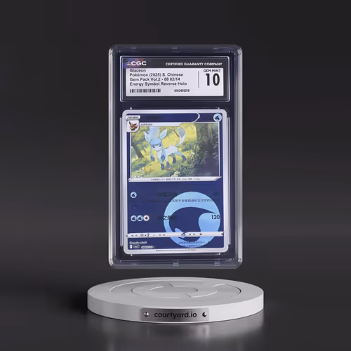 2025 Gem Pack Volume 2 - CBB2C - Simplified #08 02/14 Glaceon - Reverse Holo Energy Symbol (CGC 10 G