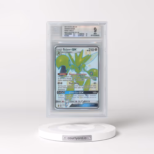 2019 Hidden Fates #SV72 Scizor GX - Shiny Vault Holo (BGS 9 MINT)