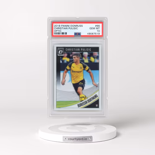 2018 Panini Donruss #66 Christian Pulisic - Optic (PSA 10 GEM MINT)
