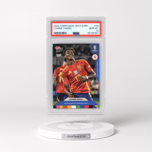 2024 Topps Now UEFA Euro #38 Lamine Yamal (PSA 10 GEM MINT)