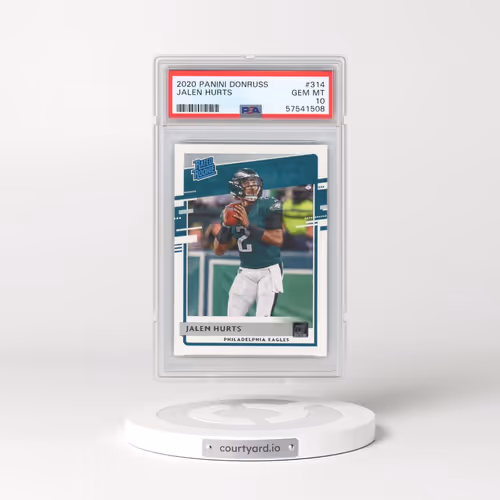 2020 Panini Donruss #314 Jalen Hurts (PSA 10 GEM MINT)