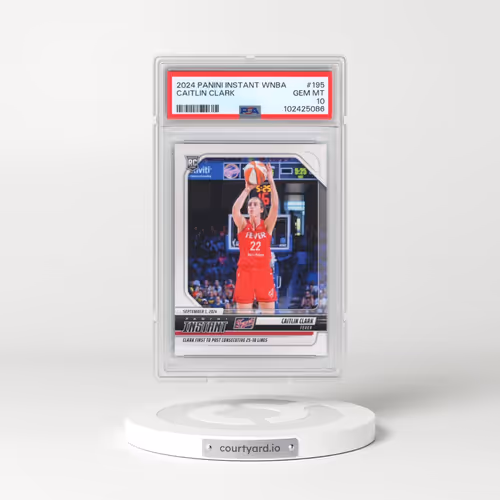2024 Panini Instant WNBA #195 Caitlin Clark (PSA 10 GEM MINT)