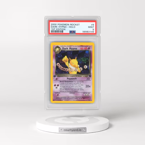 2000 Pokémon Rocket #9 Dark Hypno - 1st Edition Holo (PSA 9 MINT)