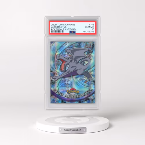 2000 Topps Chrome Pokémon T.V. #142 Aerodactyl - Tekno (PSA 10 GEM MINT)