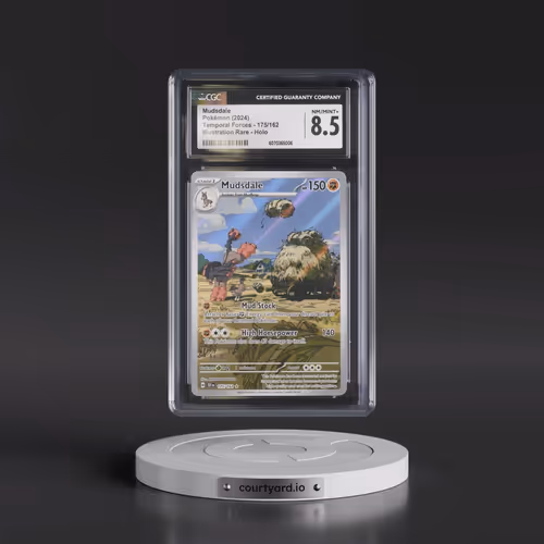 2024 Pokémon Tef EN-Temporal Forces #175 Mudsdale - Illustration Rare (CGC 8.5 NM-MT+)