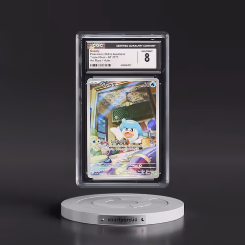 2023 Triplet Beat #081/073 Quaxly - Art Rare Holo (CGC 8 NM-MT)