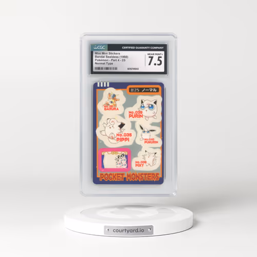 1998 Pokémon - Part 4 #25 Mini Mini Stickers - Normal Type (CGC 7.5 NM+)