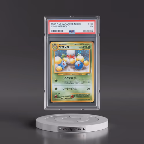 2000 Pokémon Neo 3 #189 Jumpluff - Holo (PSA 7 NM)