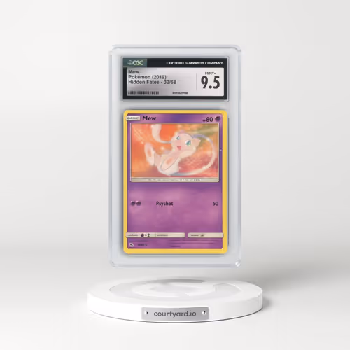 2019 Hidden Fates #32/68 Mew (CGC 9.5 MINT+)