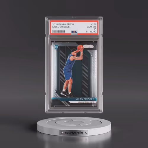 2018 Panini Prizm #278 Miles Bridges (PSA 10 GEM MINT)